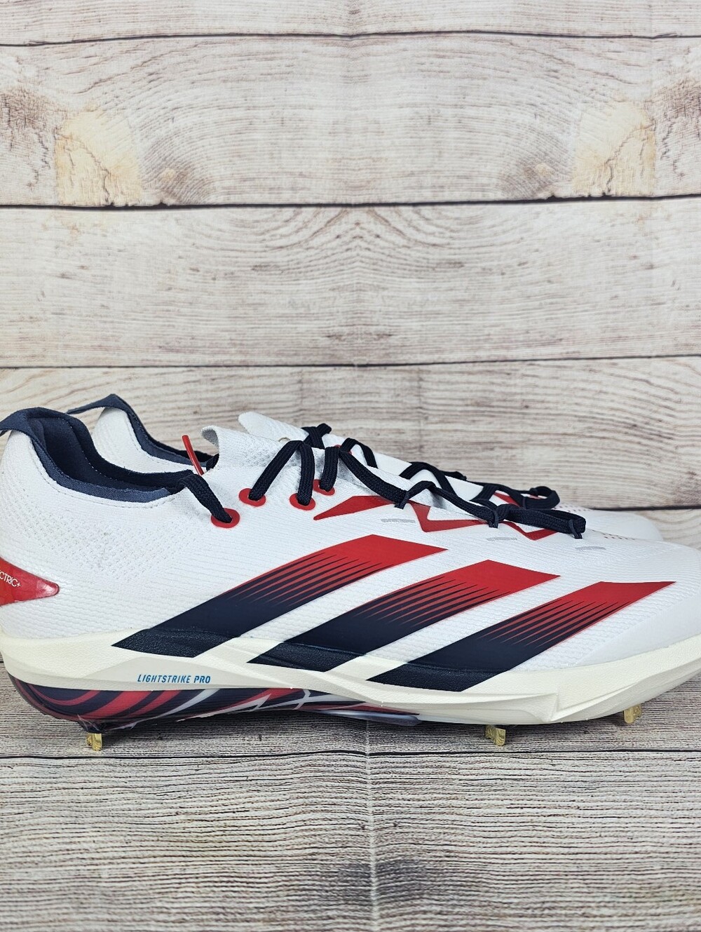 Adidas Adizero Electric+ 2.0 USA Mens Size 15 Metal Baseball Cleats KK1071 NWOB